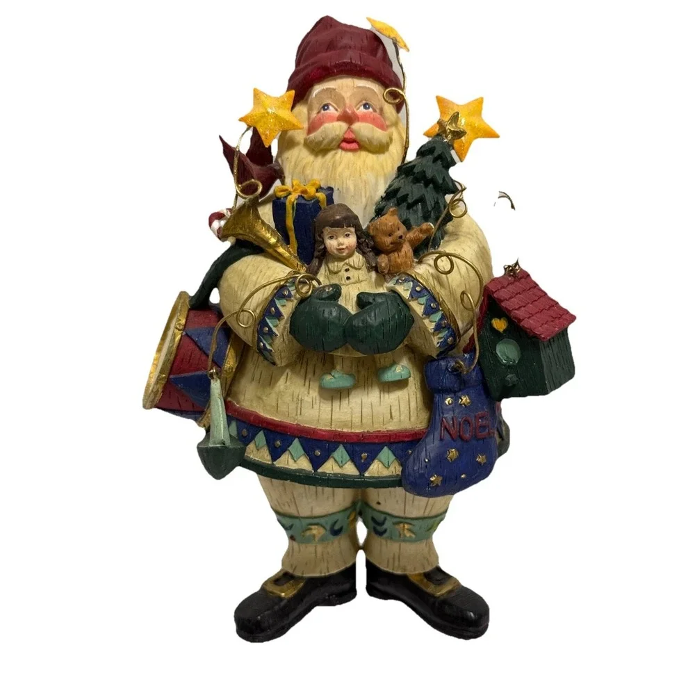 Charming Vintage Santa - Classic Christmas Decor‎ With A Minor Flaw